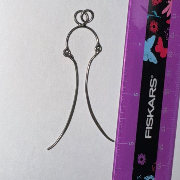 Sterling Silver Wishbone Bridle Pendant - Picture 16 of 16